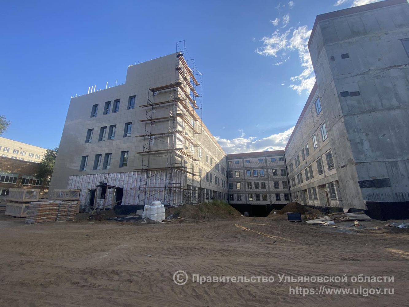 В Ульяновской области завершается строительство детского инфекционного корпуса