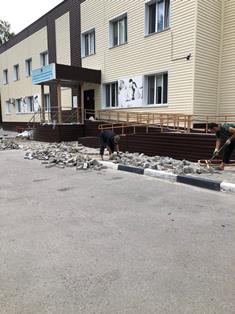 В ульяновской поликлинике №4 продолжаются ремонтные работы