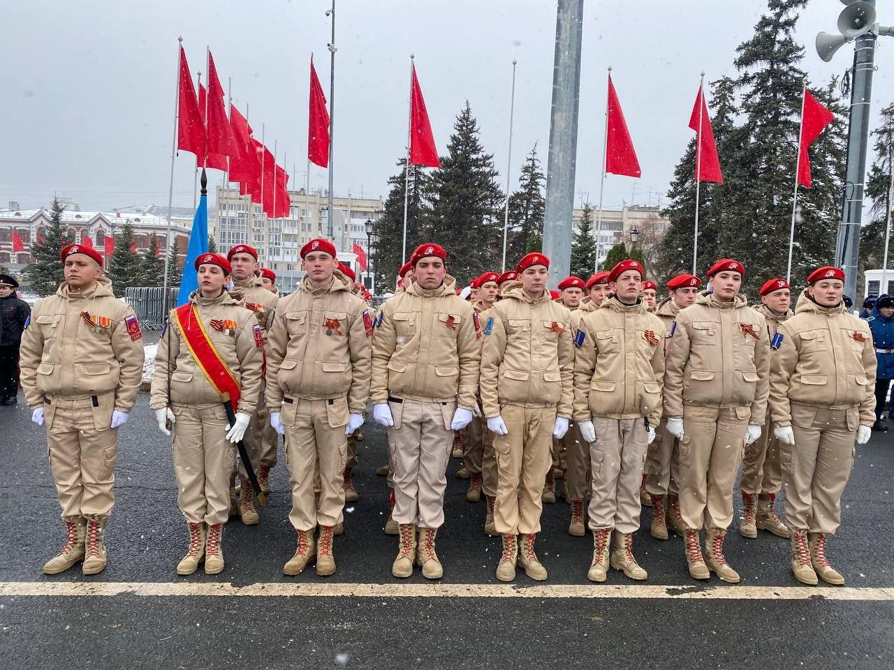 Ульяновские юнармейцы приняли участие в Параде Памяти