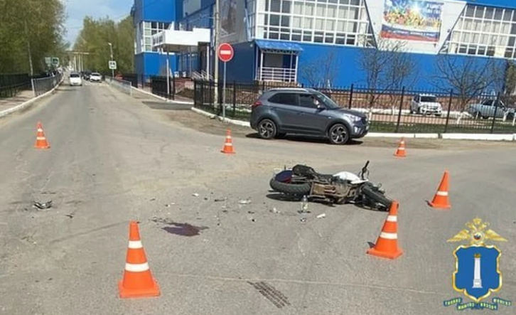 17-летний мотоциклист устроил ДТП под ульяновском