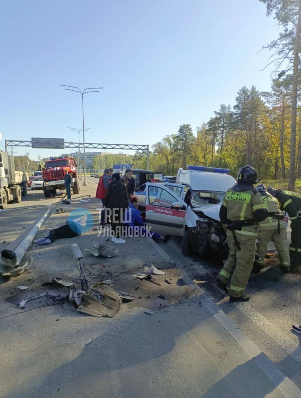 4 человека пострадали в серьезном ДТП в Ульяновске