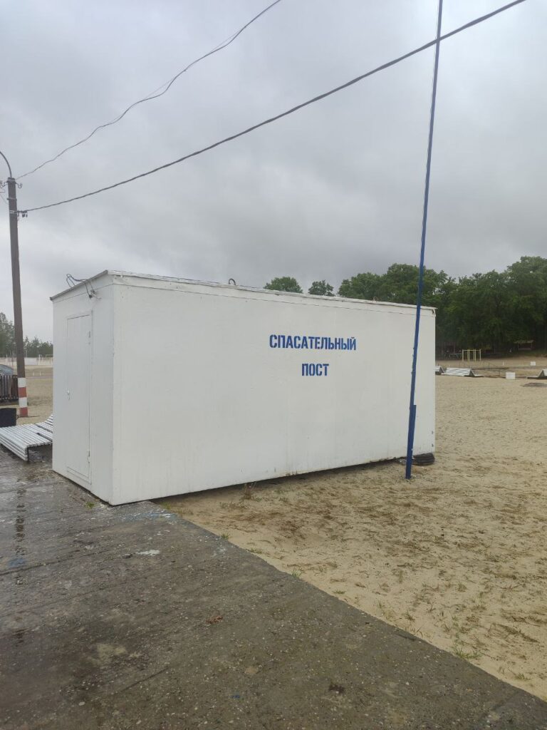 Спасательный пост установили на центральном пляже Ульяновска