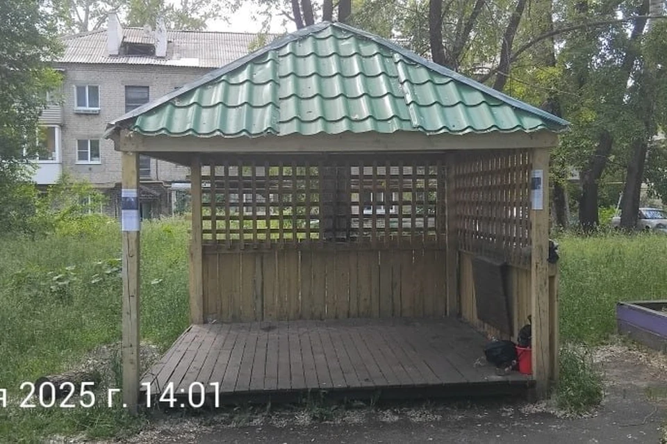 В Ульяновске снесут проблемную беседку на Доватора