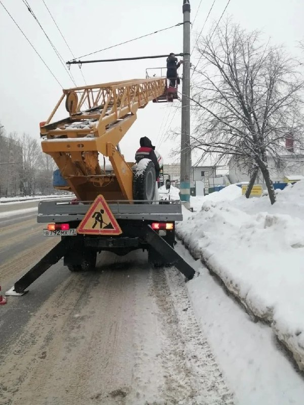 В Ульяновске на проспекте Туполева заменили уличное освещение