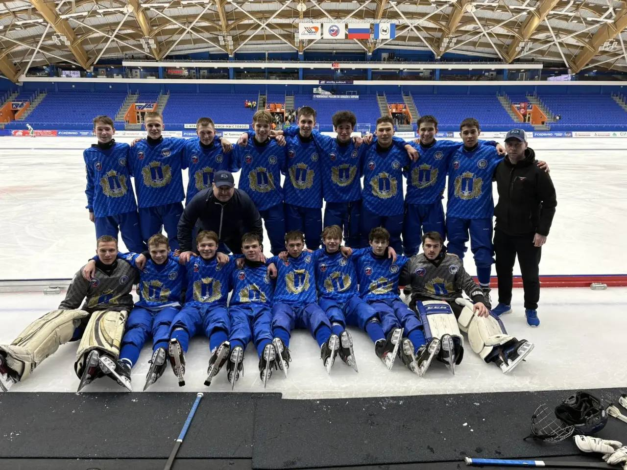 Юношеская сборная «Волги» заняла 3 место на турнире по хоккею с мячом