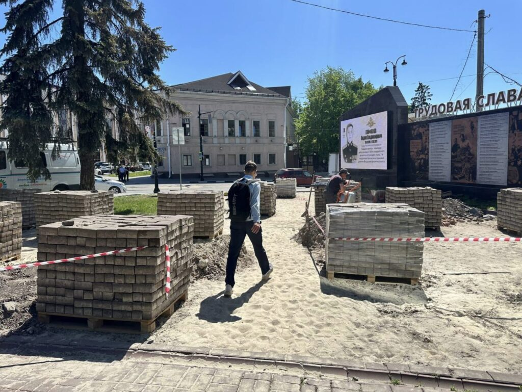В Ульяновске на улице Ленина брусчатку заменят на асфальт