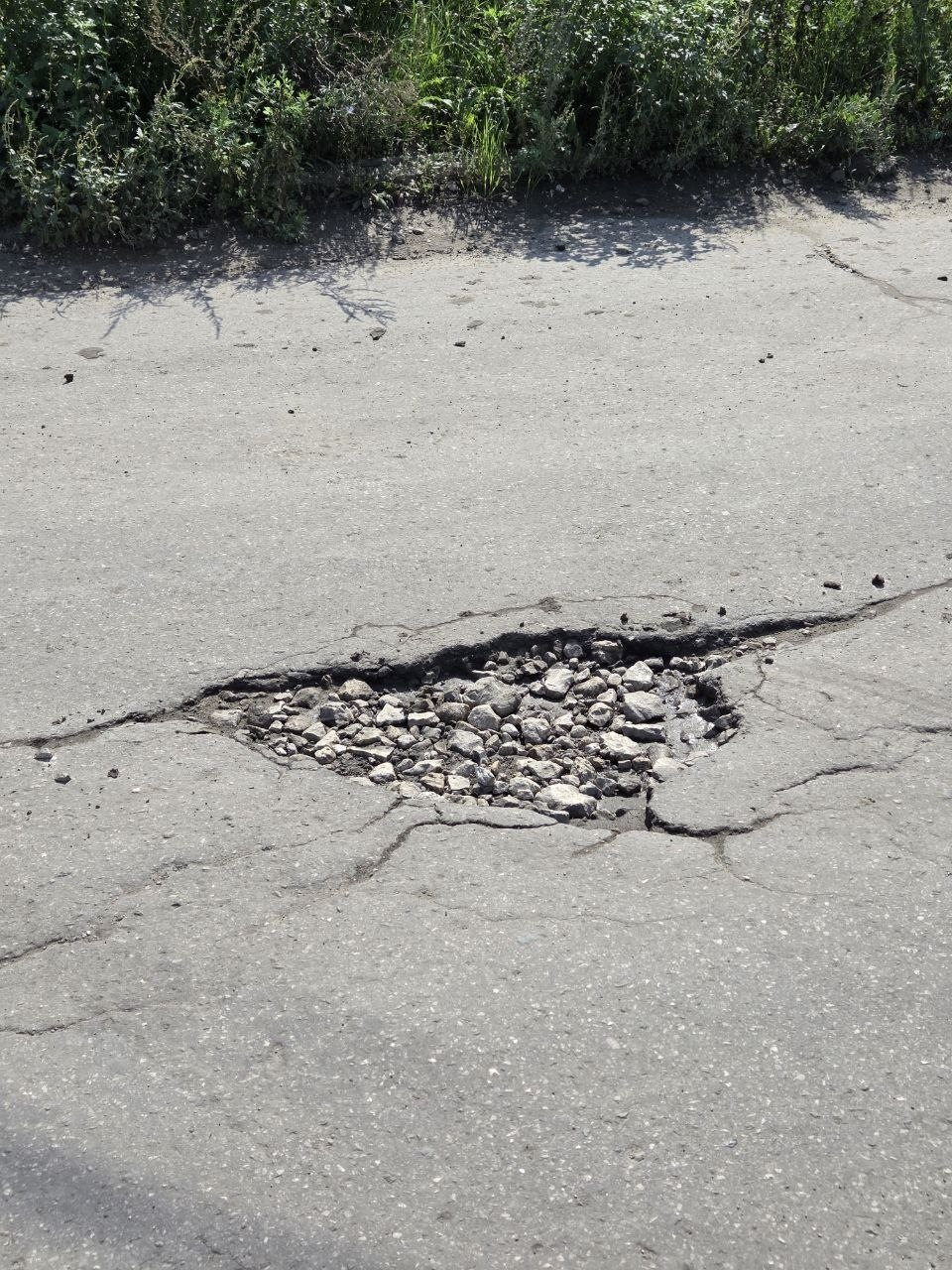 Ульяновцы пожаловались на дорожные ямы на улице Корунковой
